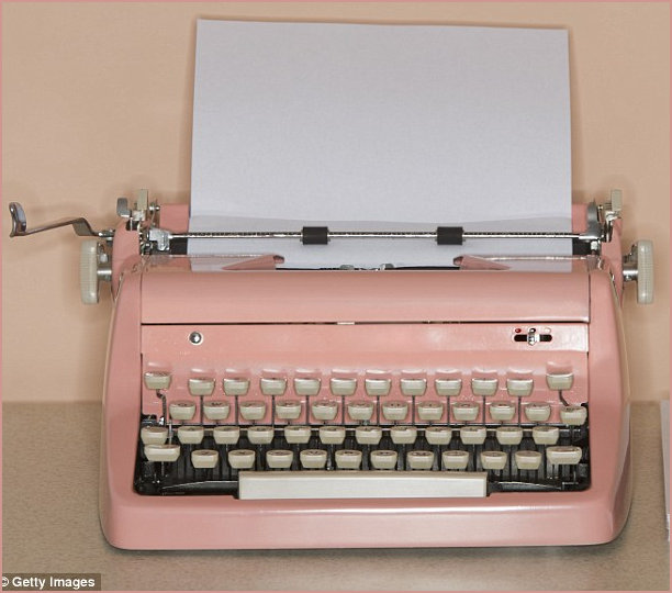 Retro Pink Typewriter